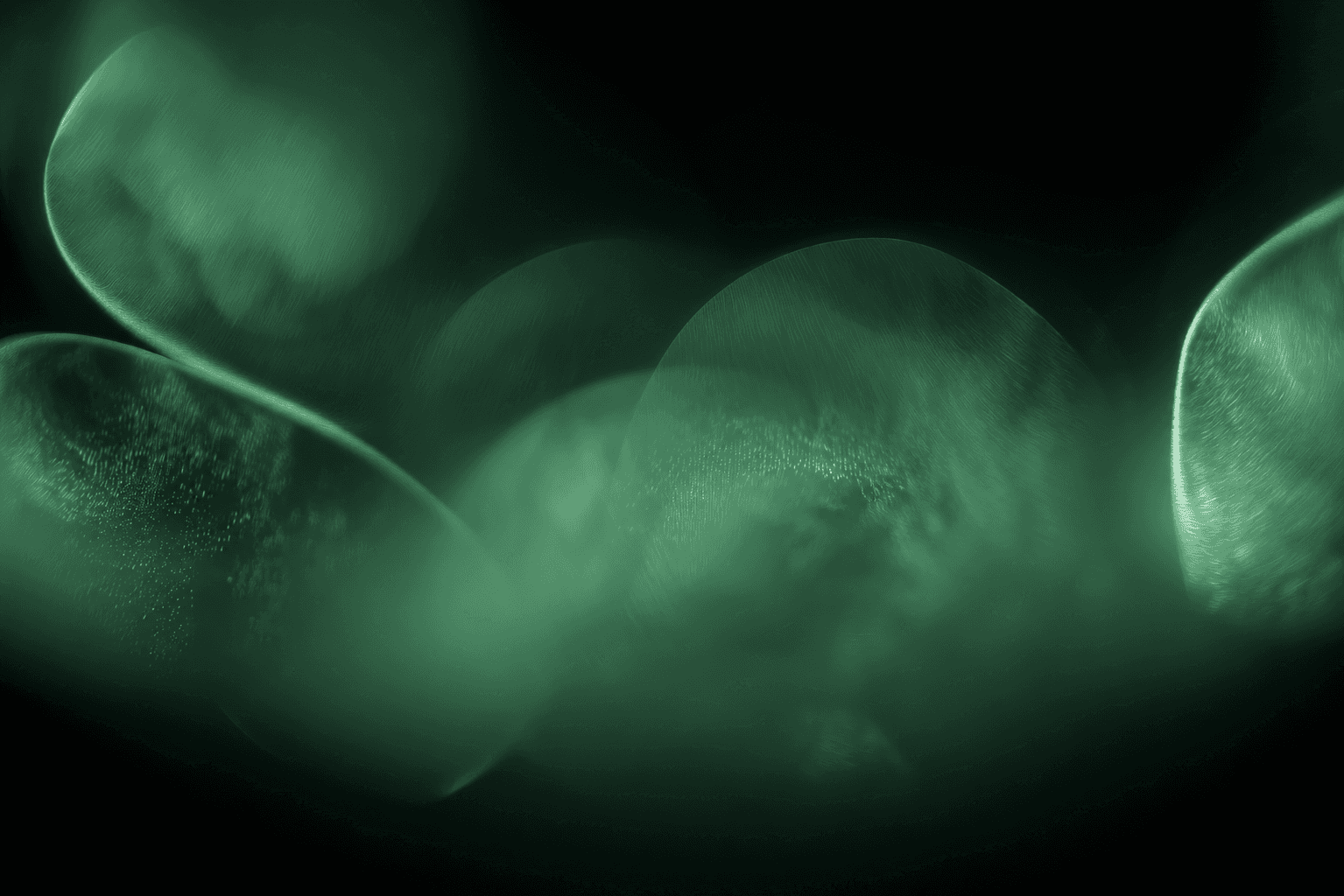 Abstract green longevity visual